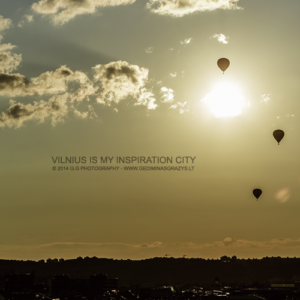 Vilnius is full balloons